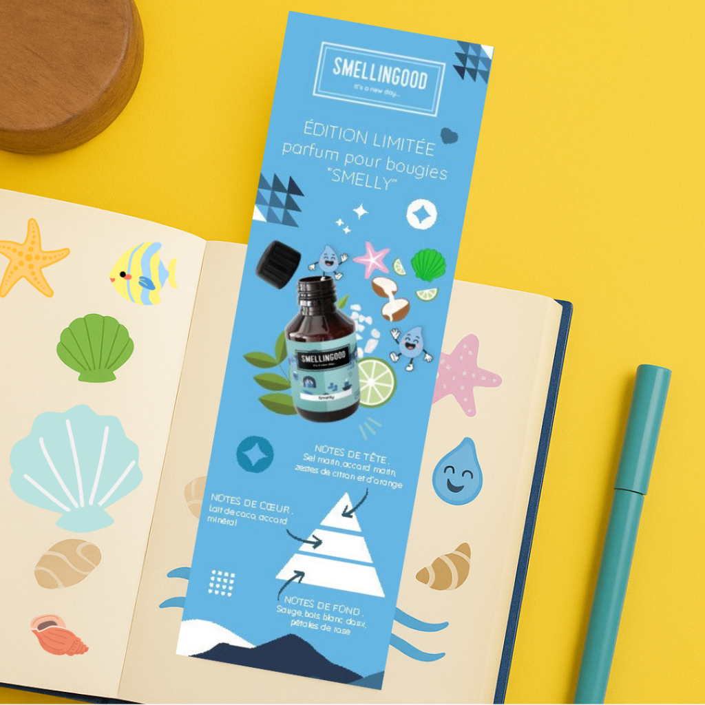 Marque page parfumé - Smellingood